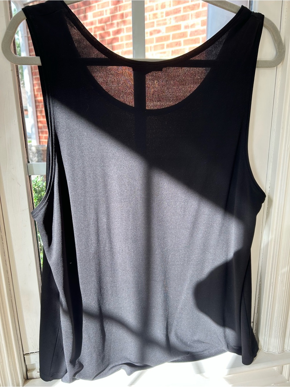 Eileen Fisher Black Sleeveless Tank Shell